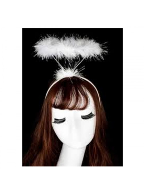 Tiara Anjo Auréola Fantasia Carnaval Kit Festa