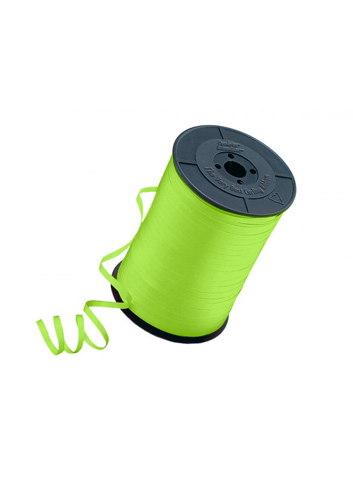 Fitilho De Plástico Para Balões Verde Limão 5mm X 228,6m
