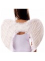 Asa de Anjo Penas Branca Fantasia Carnaval 40x55cm Adereços de Carnaval Fantasia
