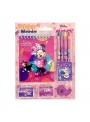 Livro Infantil + Giz de Cera + Adesivos + Fita Minnie Disney Lembrancinha