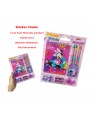 Livro Infantil + Giz de Cera + Adesivos + Fita Minnie Disney Lembrancinha