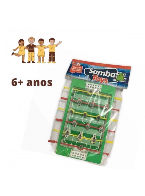 Lembrancinha Mini Jogo Pebolim Futebol 18x14x4,5cm Lembrancinha de Festa
