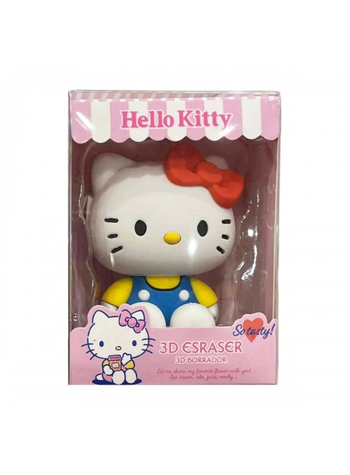 Borracha Gigante Hello Kitty 3D Papelaria Fofa Kawaii Lembrancinha