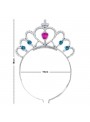 Tiara de Princesa Prata 1 Unidade Adereço de Carnaval Kit Festa