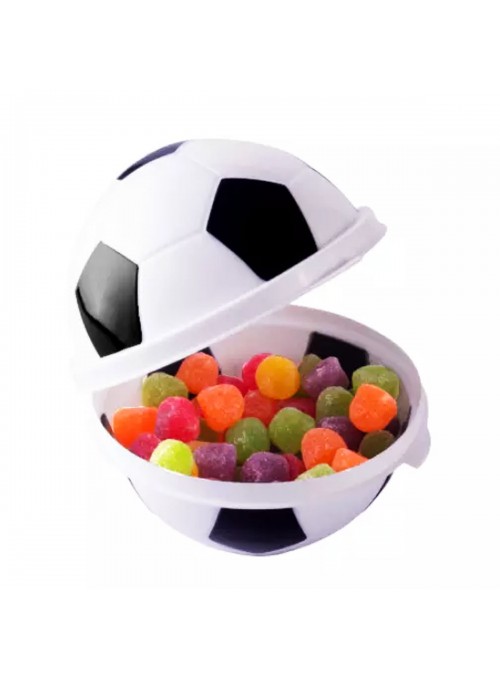 Lembrancinha Porta Mix Bola de Futebol Pote de Doces Decoração 1 Unidade
