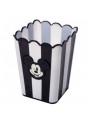 Balde de Pipoca Quadrado Mickey 3D Clássico Preto e Branco 1 Unidade
