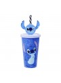 Copo com Canudo Refri Stitch Disney 500ml 1 Unidade Lembrancinha