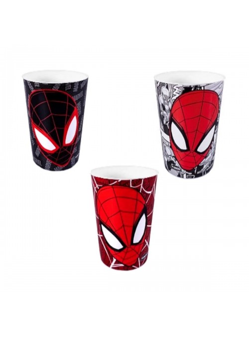 Copo de Plástico Decorado Homem Aranha 320ml 1 Unidade Lembrancinha