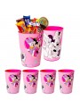 Copo de Plástico Decorado Minnie 320ml 1 Unidade Lembrancinha