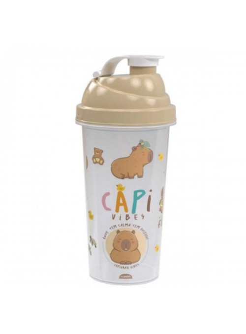 Copo Shakeira Decorado Capivara 580ml 1 Unidade Lembrancinha