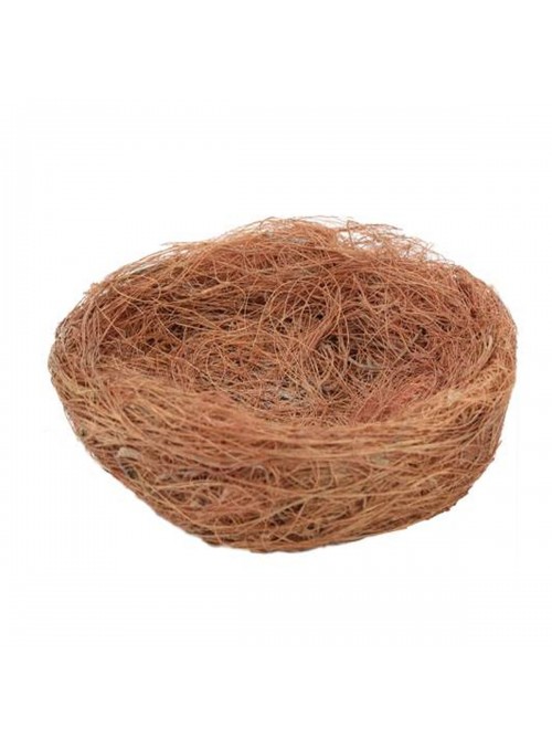 Cesta de Palha Decorativa Páscoa 12cm 1 Unidade Decoração