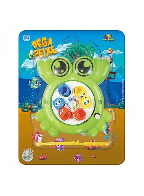 Brinquedo Jogo Pega Peixe a Corda 10cm Lembrancinha