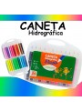 Canetinha Hidrográfica Brush Estojo com 24 Cores Lembrancinha Papelaria