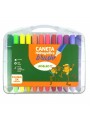 Canetinha Hidrográfica Brush Estojo com 24 Cores Lembrancinha Papelaria