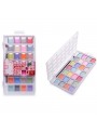 Aquarela Perolizada Picnic 28 Cores Estojo + Pincel Efeito Perolado