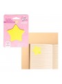 Bloco Adesivo de Notas Transparente Estrela 69mm x 69mm 50 Folhas