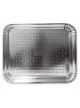 Bandeja Laminada Retangular Prata Descartável B4 27,5cm 1 und