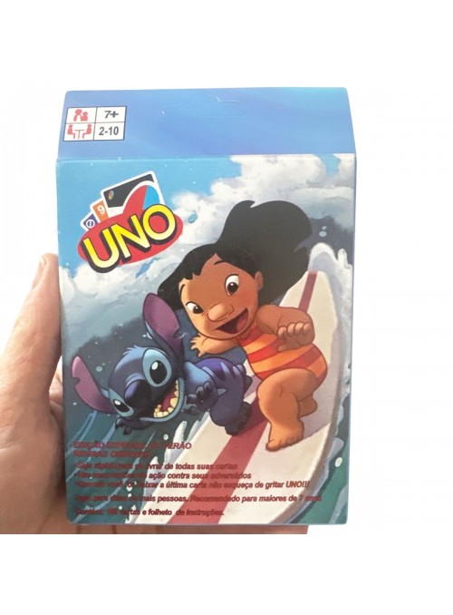 Lembrancinha Jogo Uno de Cartas Lilo e Stitch Presente Infantil