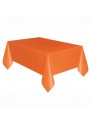 Toalha de Mesa Retangular Laranja Descartáveis para Festa
