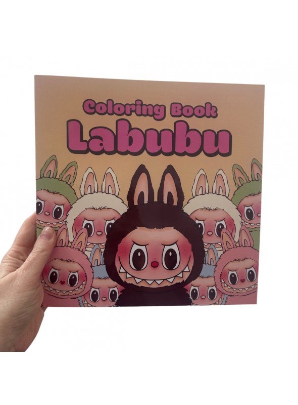 Livro De Colorir Labubu 24 Páginas 120g Capa Mole