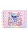 Livro De Colorir Stitch 50 Páginas 180g Capa Dura Holográfica Relaxamento E Criatividade