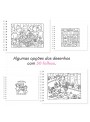Livro De Colorir Bobbie Goods Lilás Capa Dura 50 Páginas 120g Relaxamento E Criatividade