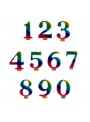Vela de Aniversário Wave Colorida Número 6 – 1 unidade