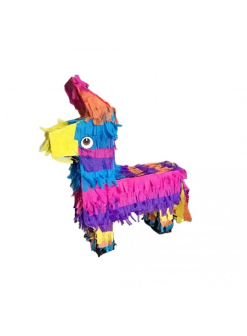 Pinhata Burrinho Colorido com Bastão e Máscara Bam Festas Boutique de Festas