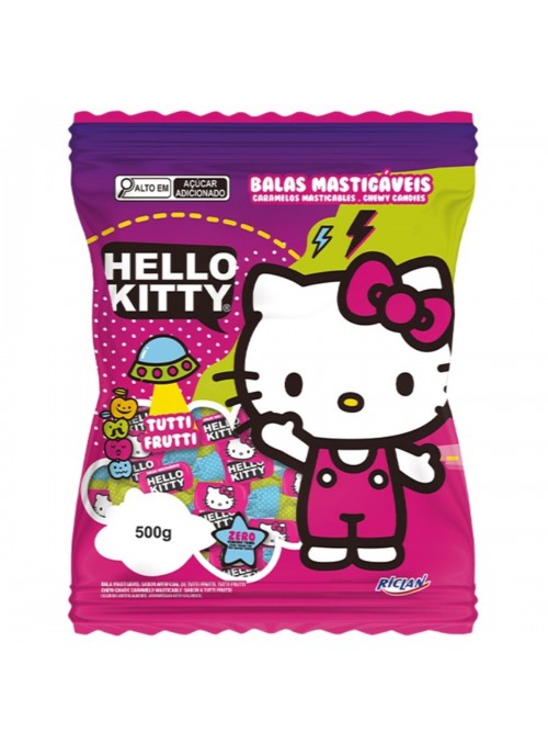 Bala Mastigável Hello Kitty Tutti Frutti 500g