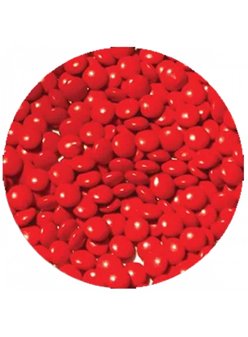 Coloreti Vermelho Confeito Sabor Chocolate 300g Pastilhas Confeitadas