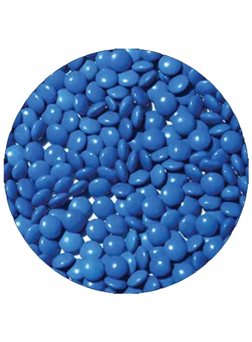 Coloreti Azul Confeito Sabor Chocolate 300g Pastilhas Confeitadas