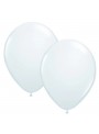 Balão de Látex Branco Liso 11 Polegadas 27cm 50 Unidades