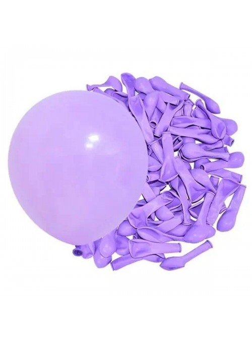 Balão de Látex Lilás Liso 11 Polegadas 27cm 50 Unidades