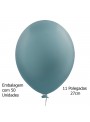 Balão de Látex Azul Tiffany Liso 11 Polegadas 27cm 50 Unidades