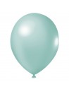 Balão de Látex Verde Água Liso 11 Polegadas 27cm 50 Unidades