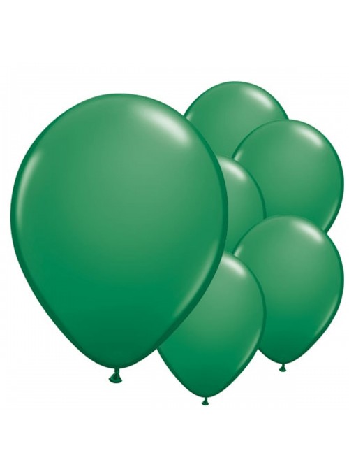 Balão de Látex Verde Bandeira Liso 11 Polegadas 27cm 50 Unidades
