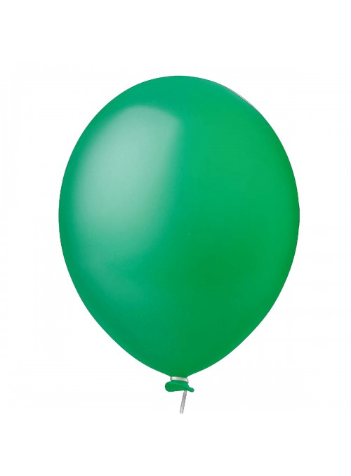 Balão de Látex Verde Bandeira Liso 11 Polegadas 27cm 50 Unidades