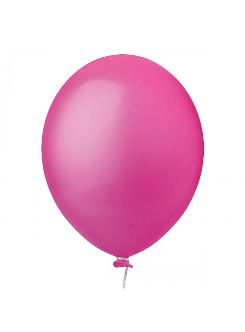 Balão de Látex Rosa Pink Liso 11 Polegadas 27cm 50 Unidades