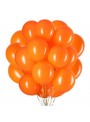 Balão de Látex Laranja Liso 11 Polegadas 27cm 50 Unidades