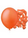 Balão de Látex Laranja Liso 11 Polegadas 27cm 50 Unidades