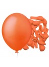 Balão de Látex Laranja Liso 11 Polegadas 27cm 50 Unidades