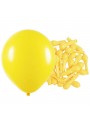 Balão de Látex Amarelo Liso 11 Polegadas 27cm 50 Unidades