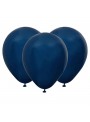 Balão de Látex Azul Naval Liso 5 Polegadas 12cm 50 Unidades