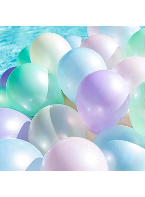 Balão de Látex Verde Água Candy Liso 5 Polegadas 12cm 50 Unidades