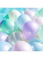 Balão de Látex Verde Água Candy Liso 5 Polegadas 12cm 50 Unidades