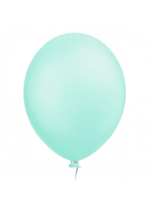Balão de Látex Verde Água Candy Liso 5 Polegadas 12cm 50 Unidades