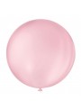 Balão de Látex Rosa Bebe Candy Liso 5 Polegadas 12cm 50 Unidades