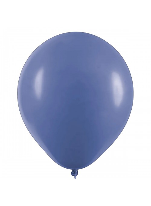 Balão de Látex Azul Jeans Liso 5 Polegadas 12cm 50 Unidades