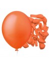 Balão de Látex Laranja Liso 5 Polegadas 12cm 50 Unidades
