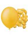Balão de Látex Amarelo Liso 5 Polegadas 12cm 50 Unidades